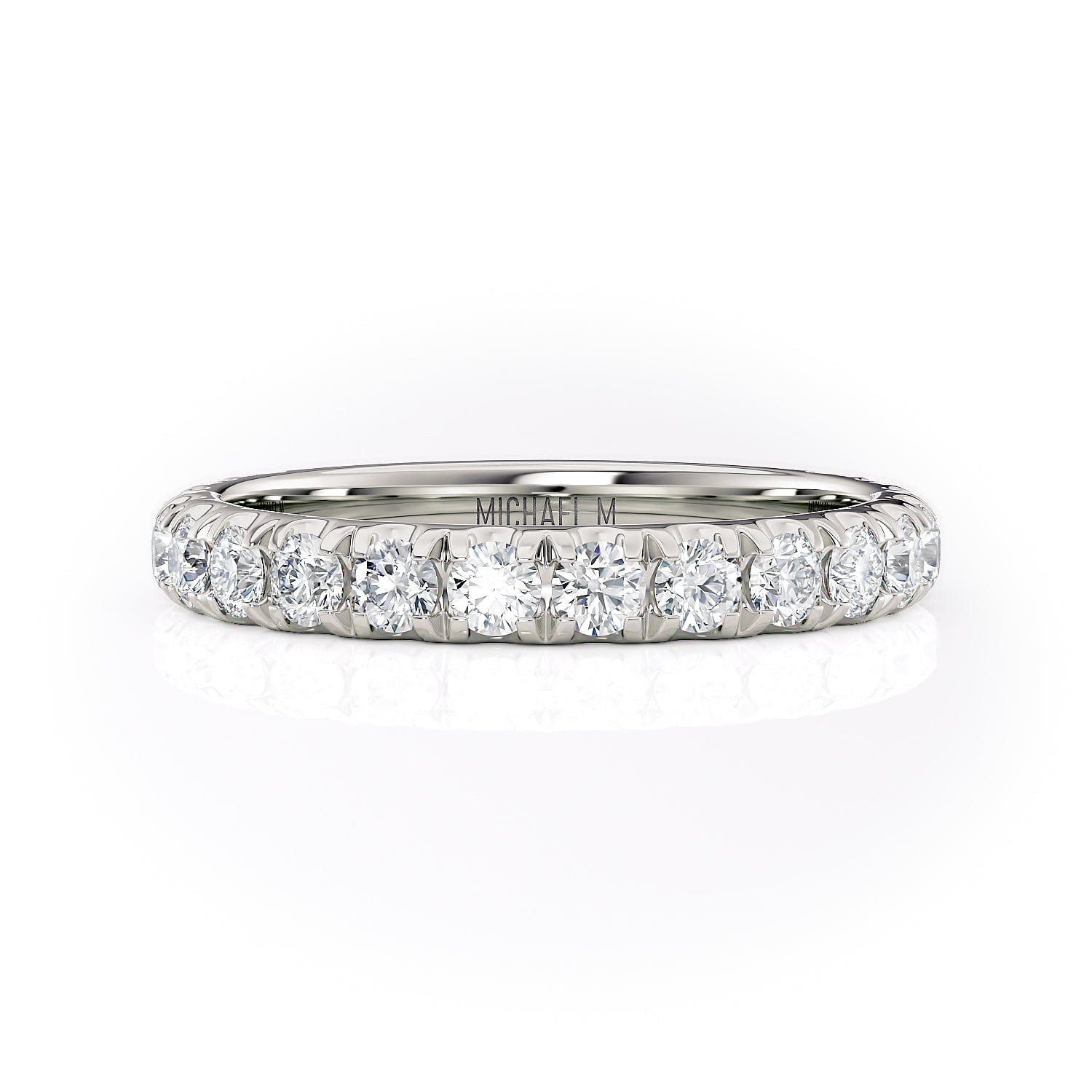 MICHAEL M Engagement Rings Platinum Wedding Band R731B