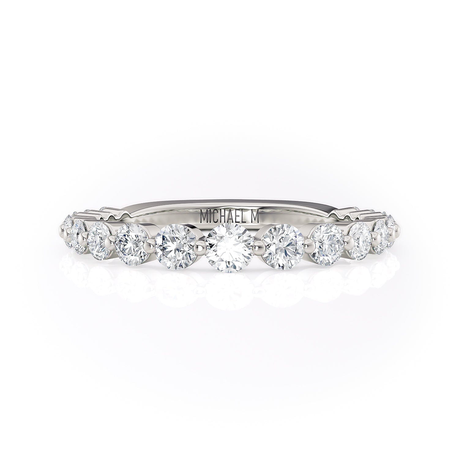 MICHAEL M Engagement Rings Platinum Wedding Band R786B