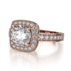 Michael M Prong Round Engagement Ring