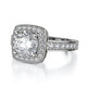 Michael M Prong Round Engagement Ring
