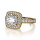 Michael M Prong Round Engagement Ring