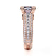 Michael M Pavé Princess Engagement Ring