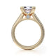 Michael M Pave Princess Engagement Ring