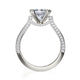 Michael M Pavé Princess Engagement Ring