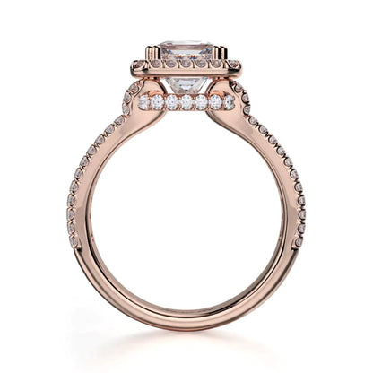 Michael M Prong Radiant Engagement Ring