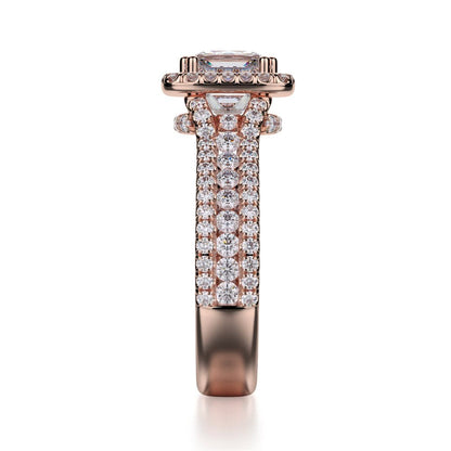 Michael M Prong Radiant Engagement Ring