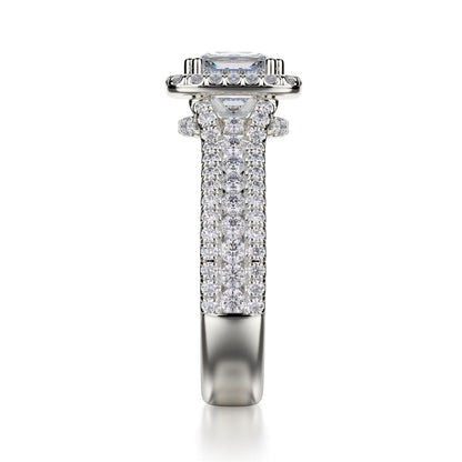 Michael M Prong Radiant Engagement Ring