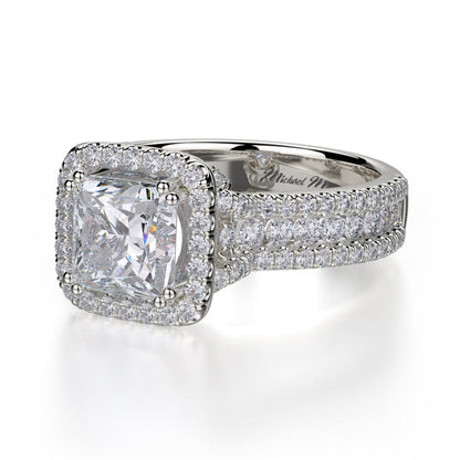 Michael M Prong Radiant Engagement Ring