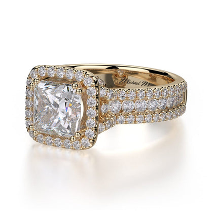 Michael M Prong Radiant Engagement Ring
