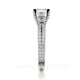 Michael M Prong Princess Engagement Ring