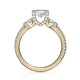 Michael M Prong Princess Engagement Ring