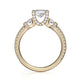 Michael M Prong Princess Engagement Ring