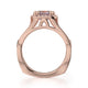 Michael M Prong Cushion Engagement Ring