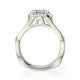 Michael M Prong Cushion Engagement Ring