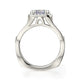 Michael M Prong Cushion Engagement Ring