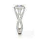 Michael M Prong Cushion Engagement Ring