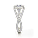 Michael M Prong Cushion Engagement Ring
