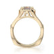 Michael M Prong Cushion Engagement Ring