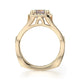Michael M Prong Cushion Engagement Ring