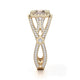 Michael M Prong Cushion Engagement Ring