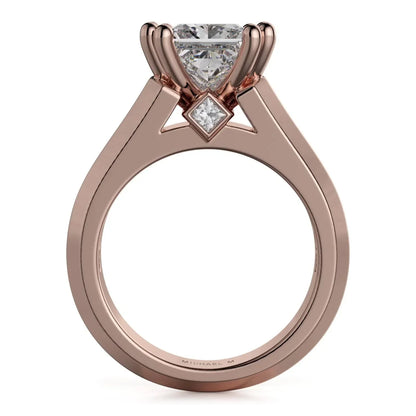 Michael M Channel Princess Engagement Ring
