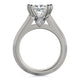 Michael M Channel Princess Engagement Ring