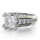 Michael M Channel Princess Engagement Ring