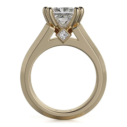 Michael M Channel Princess Engagement Ring