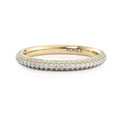 Michael M Pave Wedding Band