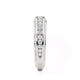 Michael M Channel / Pave Wedding Band