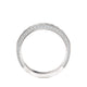 Michael M Channel / Pave Wedding Band