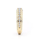 Michael M Channel / Pave Wedding Band