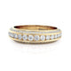 Michael M Channel / Pave Wedding Band
