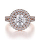 MICHAEL M Engagement Rings Rose Gold Europa R540-1 R540-1RG