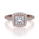 MICHAEL M Engagement Rings Rose Gold Europa R559S-1 R559S-1RG
