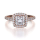 MICHAEL M Engagement Rings Rose Gold Europa R559S-1 R559S-1RG