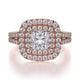 MICHAEL M Engagement Rings Rose Gold Europa R560-1 R560-1RG