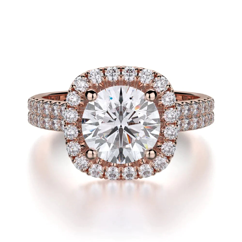 MICHAEL M Engagement Rings Rose Gold Europa R683-1.5 R683-1.5RG