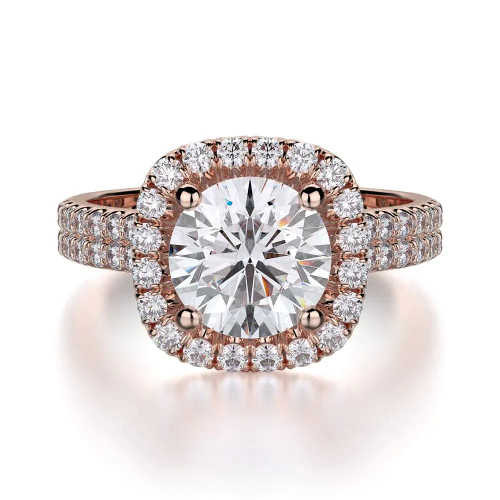 MICHAEL M Engagement Rings Rose Gold Europa R683-1.5 R683-1.5RG