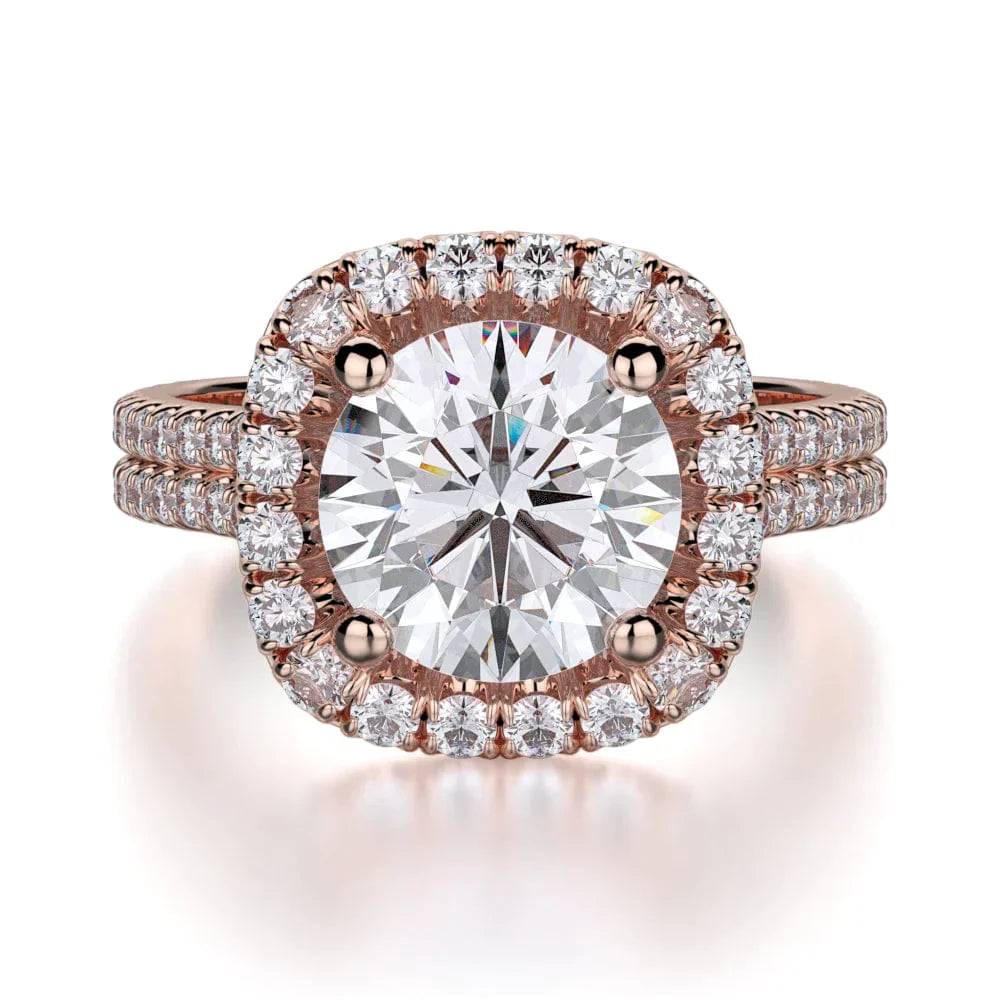MICHAEL M Engagement Rings Rose Gold Europa R688-1.5 R688-1.5RG