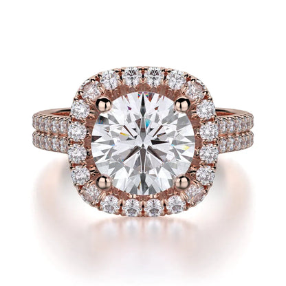 MICHAEL M Engagement Rings Rose Gold Europa R688-1.5 R688-1.5RG
