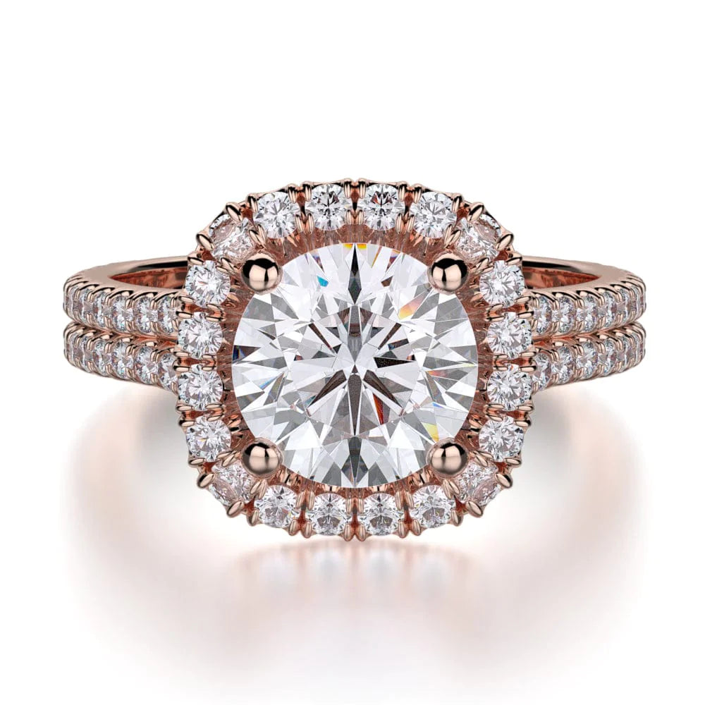 MICHAEL M Engagement Rings Rose Gold Europa R688-1 R688-1RG