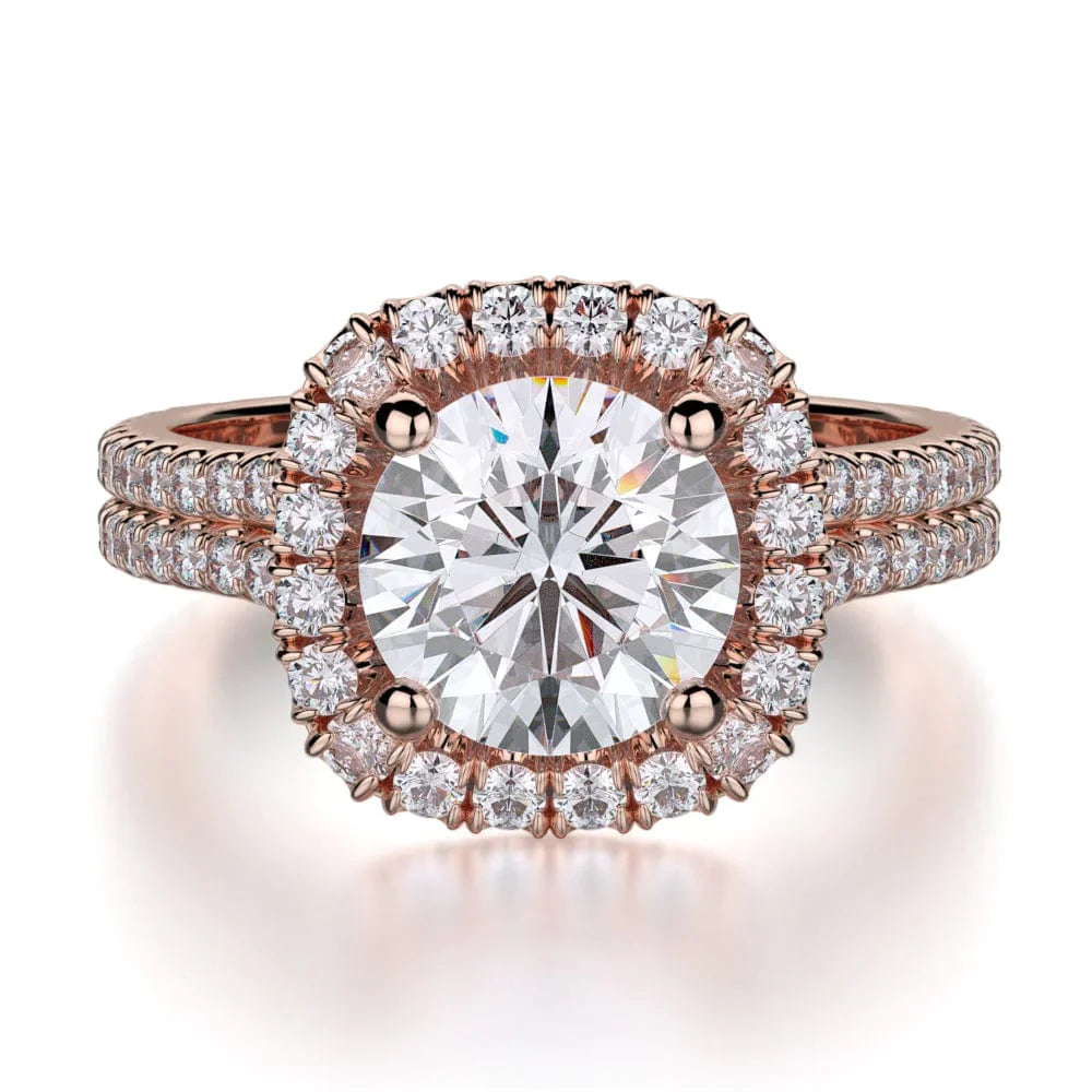 MICHAEL M Engagement Rings Rose Gold Europa R688-1 R688-1RG
