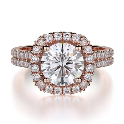 MICHAEL M Engagement Rings Rose Gold Europa R688-1 R688-1RG
