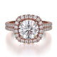 MICHAEL M Engagement Rings Rose Gold Europa R688-1 R688-1RG