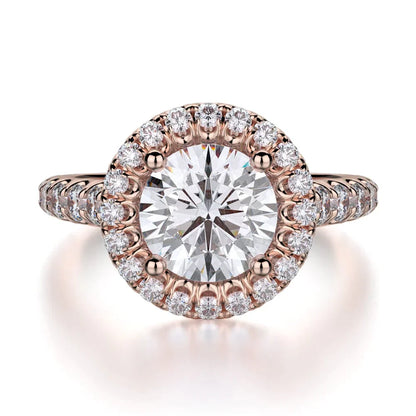 MICHAEL M Engagement Rings Rose Gold Europa R693-1.5 R693-1.5RG