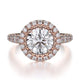 MICHAEL M Engagement Rings Rose Gold Europa R693-1.5 R693-1.5RG
