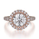 MICHAEL M Engagement Rings Rose Gold Europa R693-1.5 R693-1.5RG
