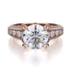 MICHAEL M Engagement Rings Rose Gold Strada R656-2 R656-2RG