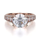 MICHAEL M Engagement Rings Rose Gold Strada R656-2 R656-2RG